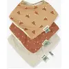 Trixie Lot de 3 bavoirs bandanas Fierce Fox