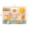 Panneau d'activités en bois Mrs. Cat