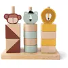 Blocs a Empiler en bois animaux