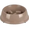 Flamingo EETPOT MANGI SLOW FEEDER TAUPE MELAMINE 950ML
