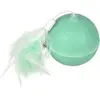 Flamingo JCHAT LED Balle Magic MECHTA 2 in 1+USB+Plumes Vert 7CM