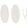 FLAMINGO - 2 Os de seiche Blanc 11 cm avec Support pour Oiseaux