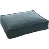Flamingo Coussin Avalon RECTANGULAIRE + Fermeture Eclair + Bord Bleu 80x60x18CM