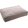 Flamingo Coussin Avalon RECTANGULAIRE + Fermeture Eclair + Bord Gris Clair 100x70x18CM