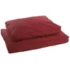 Flamingo - Kussen Geneve Rechthoekig Bordeaux met rand 100x70x12cm