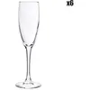 Lot De 6 Flûtes À Champagne En Verre, Transparent, 19 Cl