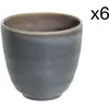 Cosy & Trendy Urban Beker (zonder oor) - 19cl - Ø8x(H)8cm - Set van 6