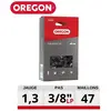 Oregon 91PX047E Chaîne de tronçonneuses 3/8`` 1,3 mm