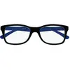 SILAC - BLACK & BLUE - Leesbrillen voor  Vrouwen en Mannen - 7095 - Dioptrie +2.75