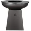 WHITE FIRE Barbecue 99 cm Acier Corten Noir
