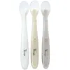 Bo Jungle - Set van 3 siliconen babylepels - Beige 23,5 x 10,5 cm