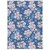 AYMAX Plaid Polaire en flanelle Disney Lilo et Stitch - Stitch - Bleu, Rose et Violet - 150x110 cm