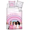 AYMAX Parure de lit réversible Barbie - 140 cm x 200 cm