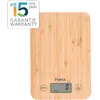 HAEPI Balance Cuisine Bambou 5kg, Tare, Piles incluses