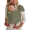 Babylonia Tricot-Slen Bamboo Khaki Green Draagdoek BDDTSB_1_707