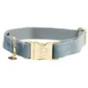 Kentucky Honden band velvet light blue XL'45-75cm - Hondenriem