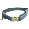 Kentucky Horsewear Dogwear - Hondenhalsband - Velvet - Lichtblauw L - 42-68cm - Hondenriem