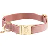 Kentucky Honden band velvet old rose M'36-52cm - Hondenriem
