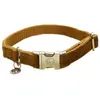 Kentucky - Hondenhalsband - Velvet - Mosterd XS - 25-38cm - Hondenriem
