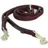 Kentucky Horsewear Dogwear - Hondenriem - Gevlochten Nylon - Bordeaux - 200cm