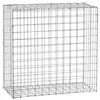 GARDENODE Gabion acier galvanisé L60 x H60 x Pr.30 cm tirants et crampons inclus