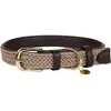 Kentucky - Hondenhalsband - Gevlochten Nylon Hondenriem - Beige - Maat M/L (58cm)