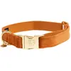 Kentucky Honden band velvet oranje XS'25-38cm - Hondenriem