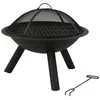 Coupe-feu - MAXXGARDEN - Brasero d'Extérieur - Charbon de Bois - 56 x ...