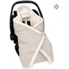 BEMINI Voetenzak - Biside 0-12m - Pady rainy + teddy - Neutral