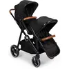 BANINNI Luiz - Poussette Double - De 0 à 36 mois - Jusqu'à 22Kg - Noir