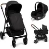 Baninni 3-in-1 Multi Standen Kinderwagen met Autostoel Adria Zwart