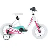 CYCLES-ELEVEN VÉLO ELEVEN HOLLY 12" FILLE BLANC BRILLANT UNIQUE