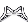 Harnais élastique TOP Noir-Blanc blanc L