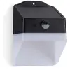 Applique murale Led d'extérieur solaire Noire 2WDétecteur de mouvement...