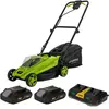 Tondeuse à Gazon sans fil 20V + 2 Batteries lithium 3.0Ah + Chargeur d...
