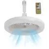 ENSOLEILLE Avec lumière et télécommande ventilateur de plafond ventilateur de plafond silencieux avec minuterie chambre avec lumière ventilateur mural portable