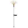 ENSOLEILLE Paquet de 2 lumières solaires feux d'artifice solaires de jardin extérieur, 8 modes lumières lumières de pissenlit solaires imperméables pour la