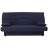 Dream Banquette Clic Clac 3 Places - Tissu Bleu Foncé - Slyle Contemporain - L 190 X P 92 Cm