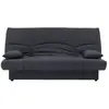 Dream Banquette Clic Clac 3 Places - Tissu Gris Anthracite - Slyle Contemporain - L 190 X P 92 Cm