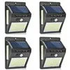 ENSOLEILLE Lampe Solaire Extérieur, [ 4 pièces 100 led ] Lumière Solaire Etanche éclairage Solaire avec Détecteur de Mouvement Lampe de Sécurité sans Fil lampe