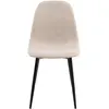 EBUY24 Celia chaise de salle à manger beige.