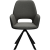 2x AC Design, Chaises, Stuhl Graham 2 Stück, Dunkelgrau