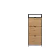 AC Design Furniture 1, métal, marron, H : 129 x l : 56 x P : 30 cm