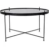 Table basse - House Nordic - Scarlett - Noir - Rond - 70x40 cm