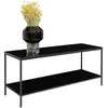 EBUY24 House Nordic Meuble TV avec 2 étagères Avery Noir 442759