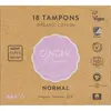 No Name Tampons 100 % coton pur Ginger Organics