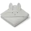 Liewood Cape de bain Albert Rabbit dumbo grey (70 x 70 cm)