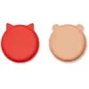 Liewood - Bord Olivia (Set van 2) - Borden - Apple RedTuscany Rose Mix