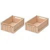 Liewood Lot de 2 petites caisses de rangement Weston S Tuscany rose