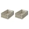 Liewood - Caisse pliable Weston M 2 pack Sandy - Liewood